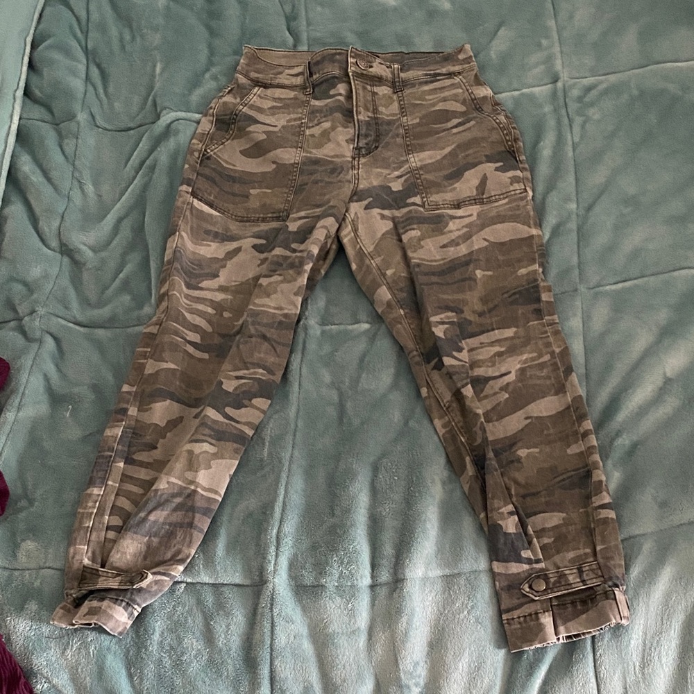 Express Camouflage Tapered Pants
